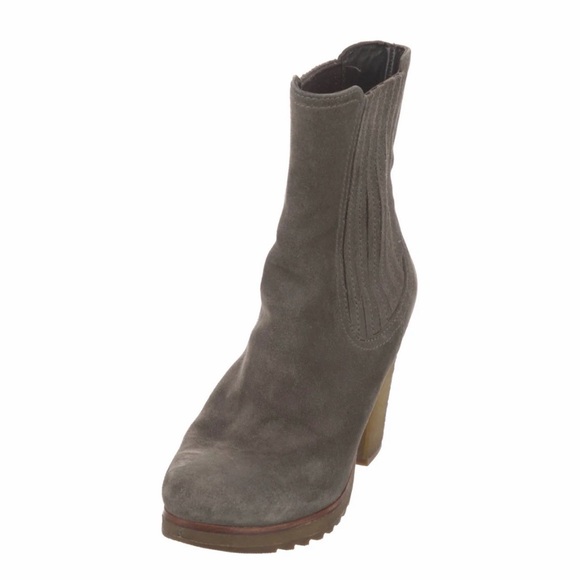 Prada Suede Ankle Boots - Picture 2 of 4